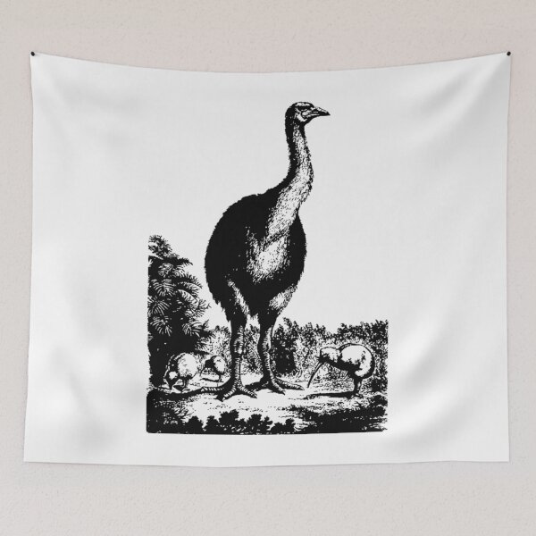 Item preview, New Zealand | Maori Extinct Moa Bird designed and sold by extremeinfinite.