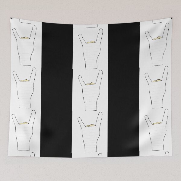 Item preview, white tape hand Flag designed and sold by timothykrane.