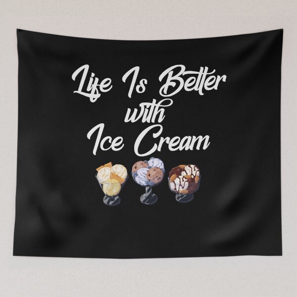 Item preview, Life Is Better With Ice Cream designed and sold by BiagioDeFranco.