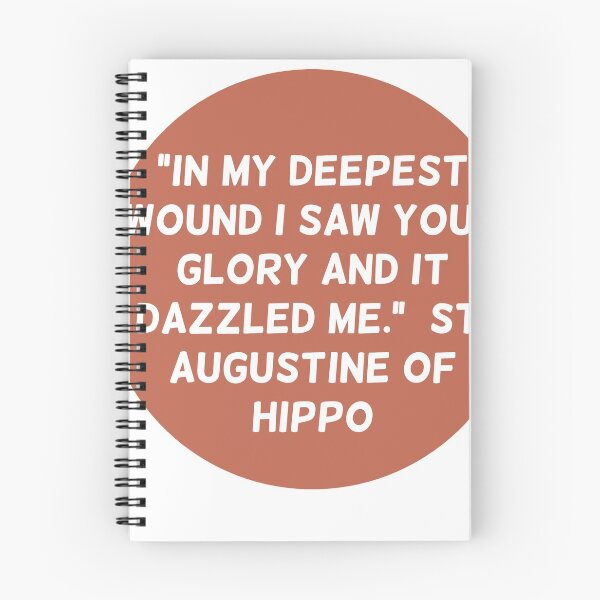 Item preview, St. Augustine of Hippo quote designed and sold by Brooke Therese.