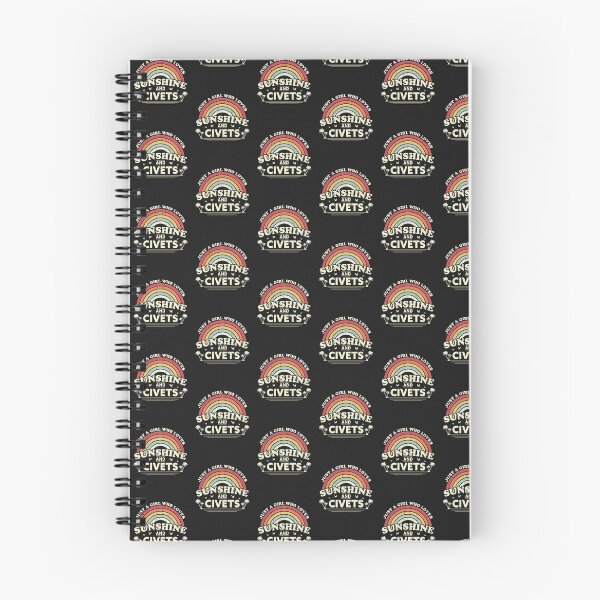 Item preview, Civet print. Just A Girl Who Loves Sunshine And Civets graphic designed and sold by PackAPunch.