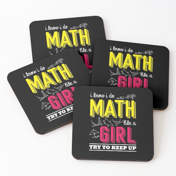 Item preview, I Know I Do Math Like A Girl Try To Keep Up - Math Teacher Gift designed and sold by Dressed For  Duty.