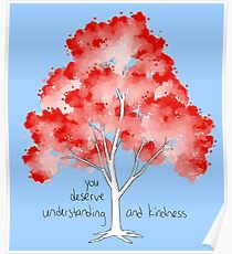 "Understanding and Kindness" Tree Poster