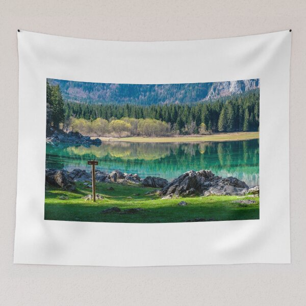 Item preview, Spring morning at the alpine lake designed and sold by zakaz86.