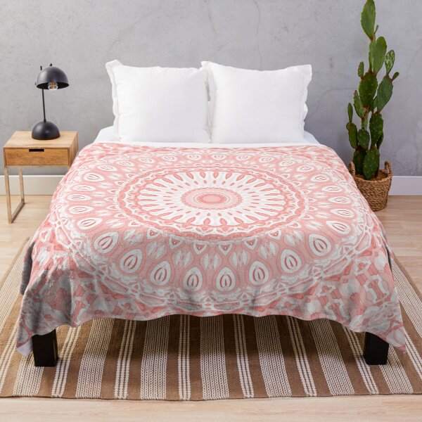 Item preview, Living Coral Mandala designed and sold by Kelly Dietrich Mandala & Fractal Art.