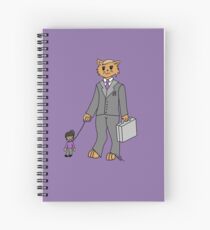 Business Cat Spiral Notebook