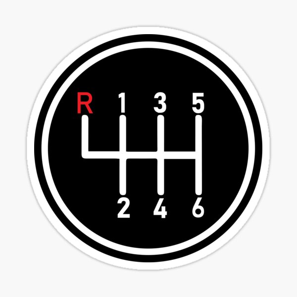 Manual Transmission Logo 1 Sticker
