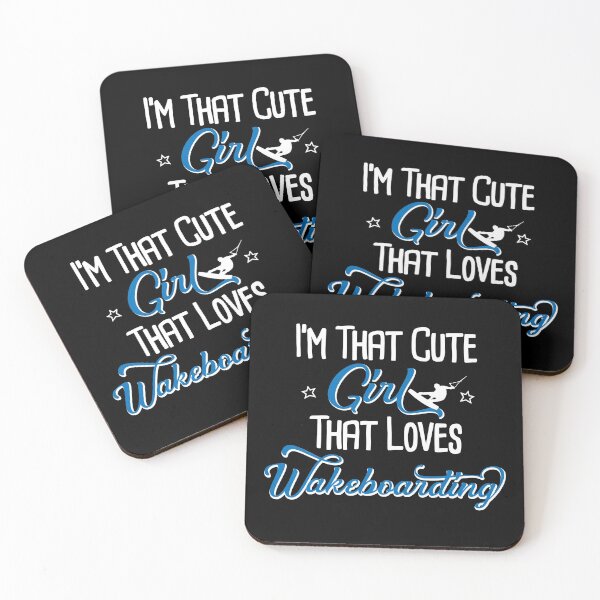Item preview, I'm That Cute Girl That Loves Wakeboarding Wakeboard designed and sold by inkedtee.