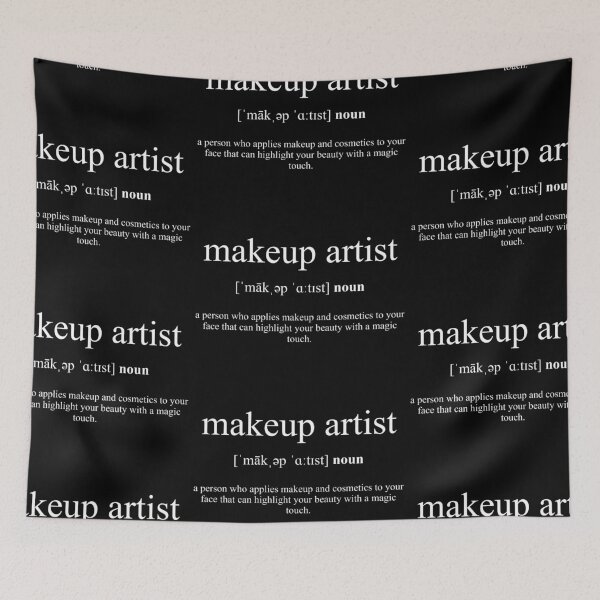 Item preview, Makeup Artist Definition Dictionary Black Edition designed and sold by Designschmiede.