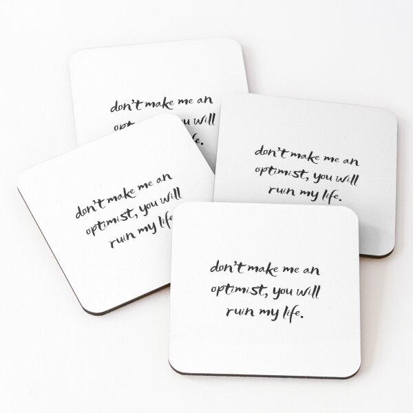 Item preview, Don't Make Me an Optimist- Fleabag designed and sold by erinaceous.