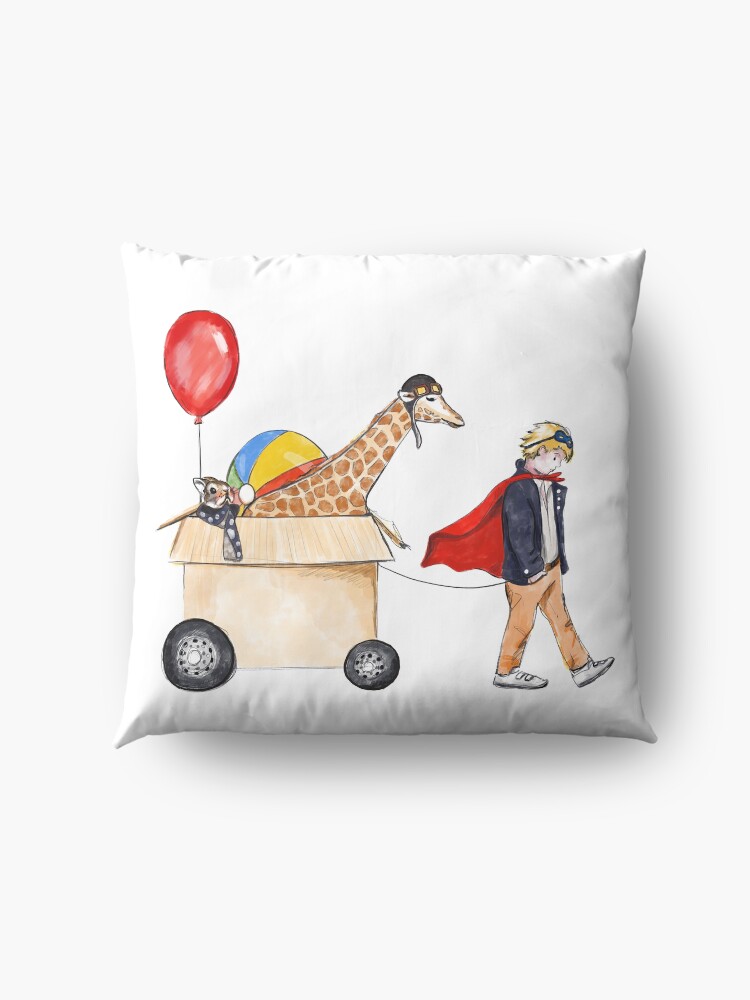 Alternate view of Dreams will follow you Floor Pillow