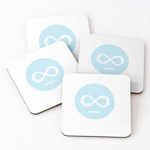 Item preview, infinity angry face blue designed and sold by TheLazyFarmer.