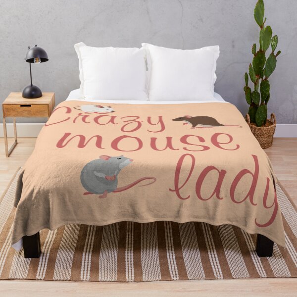 Item preview, Crazy mouse lady designed and sold by RatArt Designs.