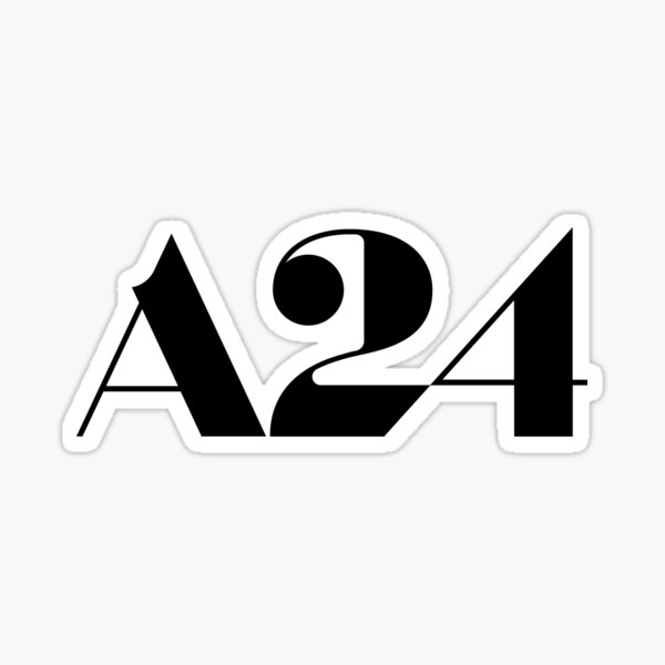 A24 logo sticker Sticker