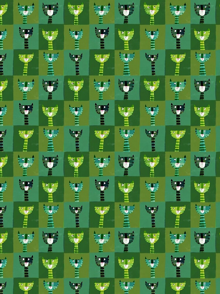 Green Cats by gklucas