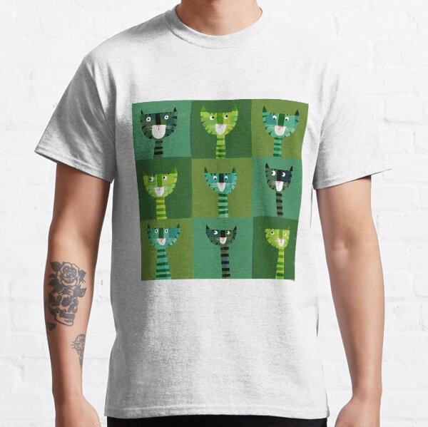 Green Cats Classic T-Shirt