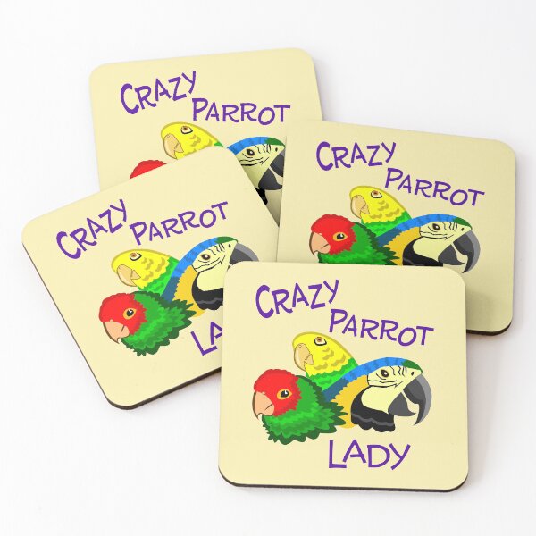 Item preview, CRAZY PARROT LADY designed and sold by GorillaFarm.