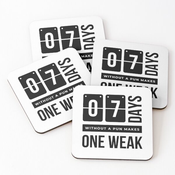 Item preview, 7 Days Without a Pun Makes one Weak designed and sold by RIVEofficial.