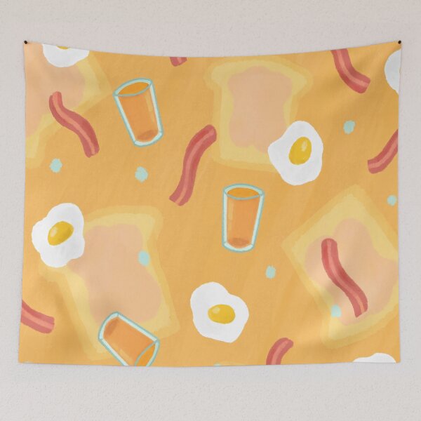 Item preview, Breakfast Food Pattern designed and sold by heyouwitheface.