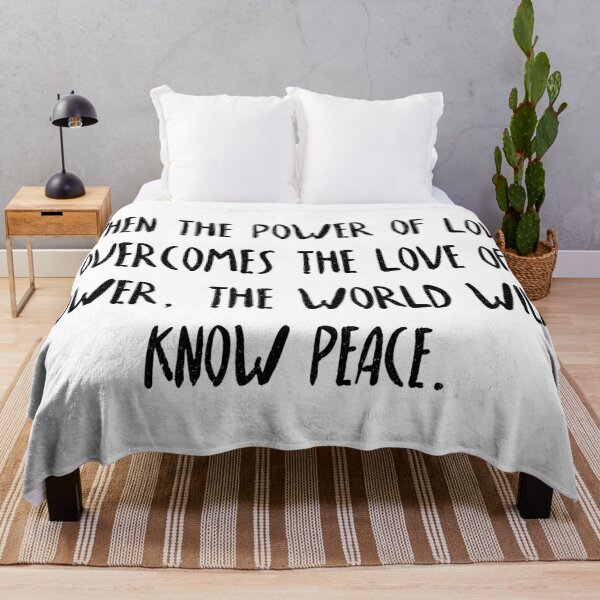 Item preview, When the power of love overcomes the love for power, the world will know peace designed and sold by flying-flamingo.