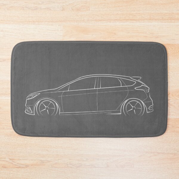 Item preview, Ford Focus ST - profile stencil, white designed and sold by mal-photography.