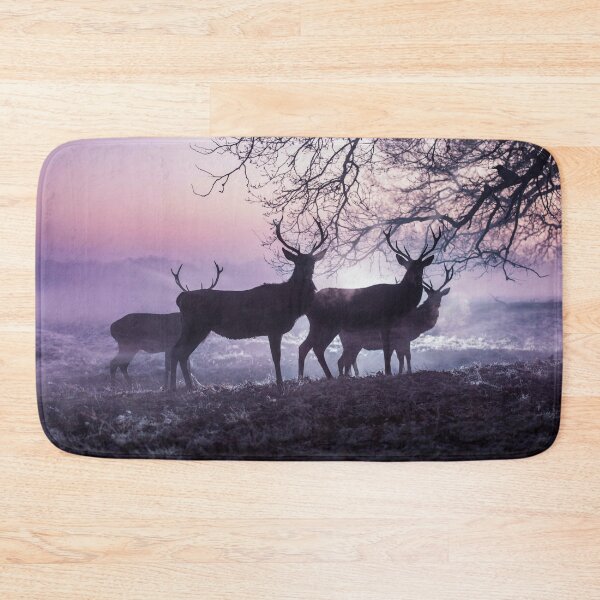 Item preview, Misty Magick Stags on a winter morning designed and sold by Junkyardmax.