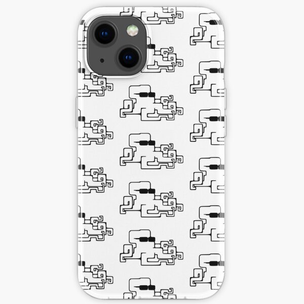 Iggy The Octopunk Pattern iPhone Soft Case