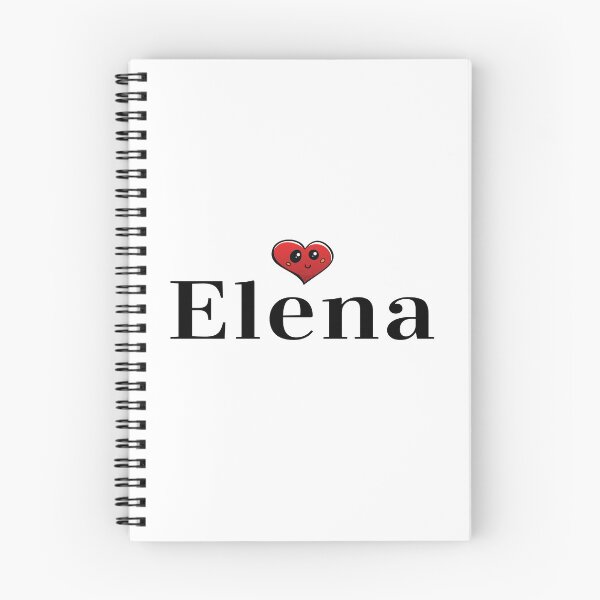 Aperçu de l'œuvre Elena Mignon Coeur Nom Elena Signification Lumière Brillante créée et vendue par ProjectX23.