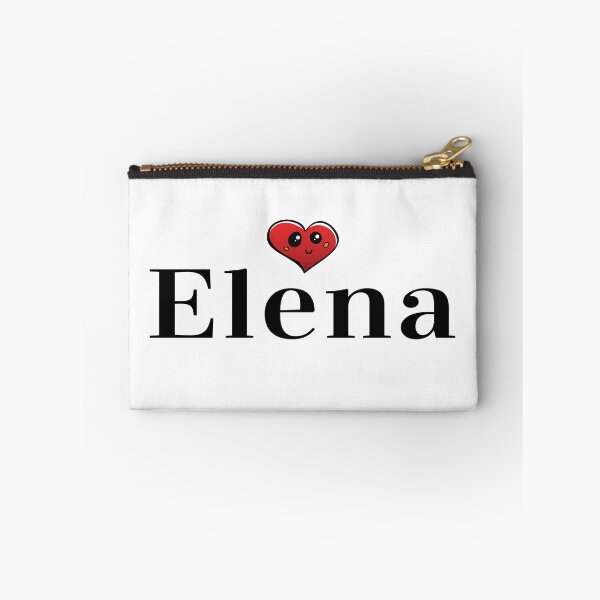 Aperçu de l'œuvre Elena Mignon Coeur Nom Elena Signification Lumière Brillante créée et vendue par ProjectX23.
