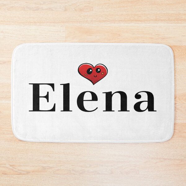 Item preview, Elena Cute Heart Name  Elena Meaning Shining Light  designed and sold by ProjectX23.