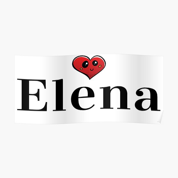 Elena Name Posters 
