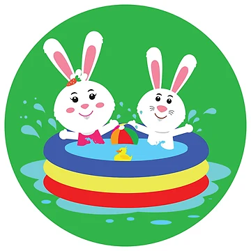 Artwork thumbnail, Pool Fun by RiaRabbit