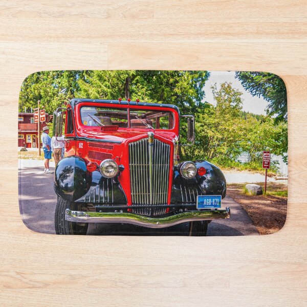 Item preview, A Red Jammer at Apgar Village designed and sold by Bryan Spellman.