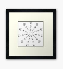 NINTENDO TIMELINE Framed Print