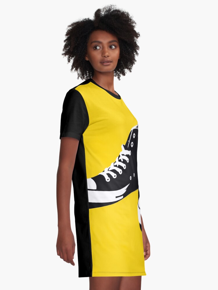 Vista alternativa de Vestido camiseta Zapatillas negro-blanco