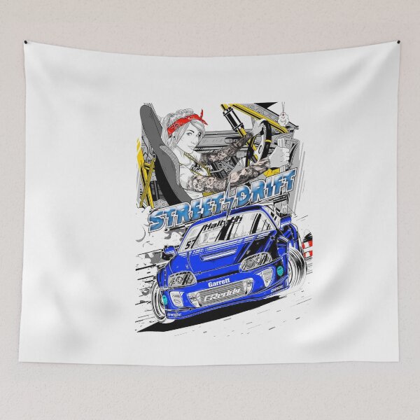 Item preview, Car Street Drift - Raising Smoke designed and sold by PrintYourOwn.
