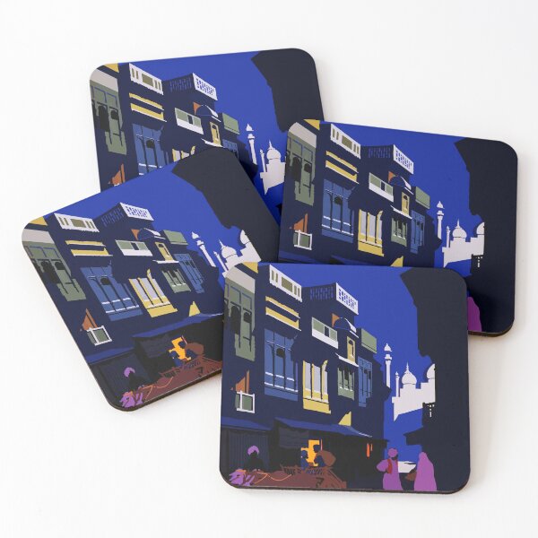 Item preview, INDIAN STREET SCENE designed and sold by stickart-marek.