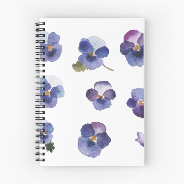 Item preview, Little Violet - Blue Flowers - Stickers designed and sold by Pavnud.