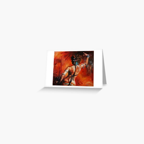 Dancing with Scarlet Greeting Card