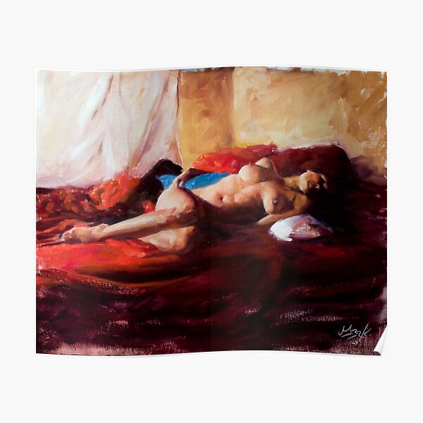 Red Blanket Poster