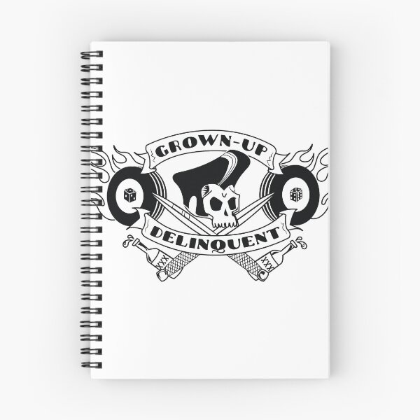 Item preview, Grown-Up Delinquent on White designed and sold by anoakeye.