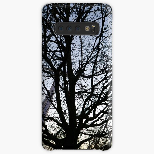 London Eye view thru trees near it Samsung Galaxy Snap Case