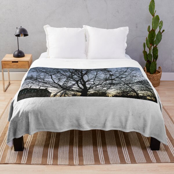 Item preview, London Eye view thru trees near it designed and sold by santoshputhran.