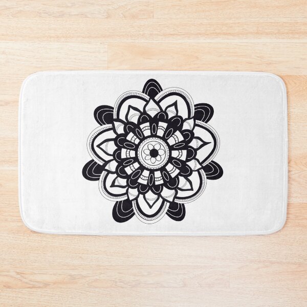 Item preview, Black and White Mandala Design designed and sold by Orchyd.