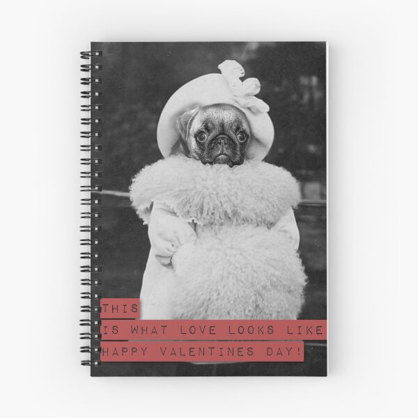 Item preview, Valentines Pug, Anthropomorphic Dog designed and sold by UrbanMenagerie.