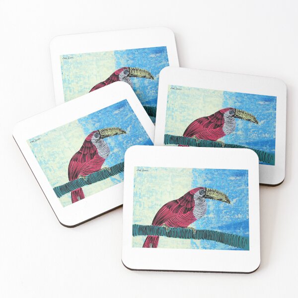 Item preview, Tropical Bird By Artguru 0226, 28 X 22, - Acrylic On Paper designed and sold by Art Guru.