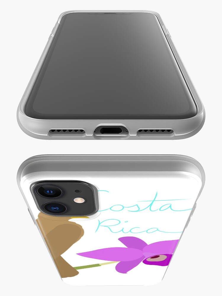 Alternate view of Costa Rica: Guaria Morada and Clay Colored Thrush iPhone Case & Cover