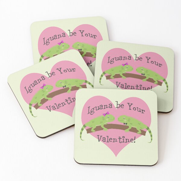 Item preview, Cute and Funny Iguana Be Your Valentine designed and sold by Hedgie Designs.