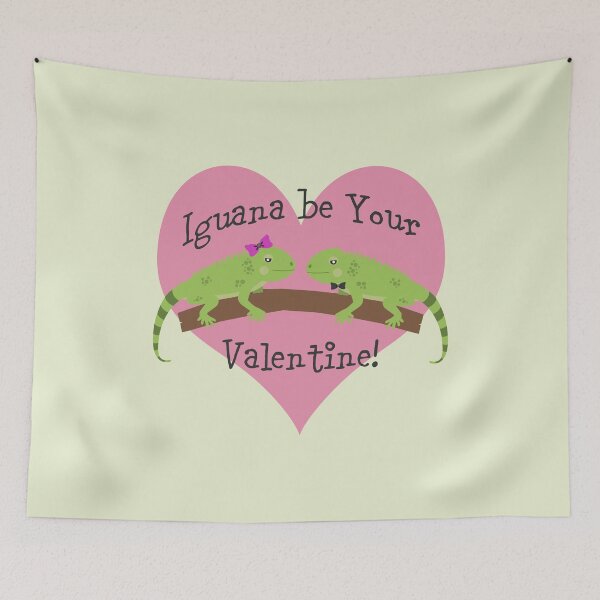 Item preview, Cute and Funny Iguana Be Your Valentine designed and sold by Hedgie Designs.