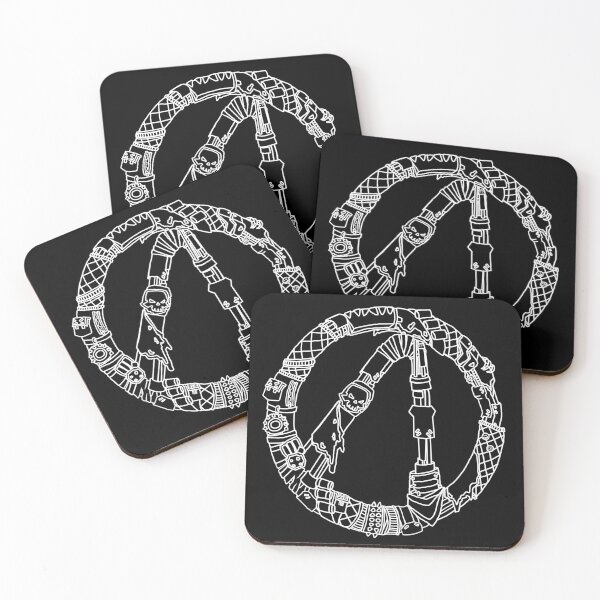 Borderlands Fl4k Vault Symbol Coasters (Set of 4)